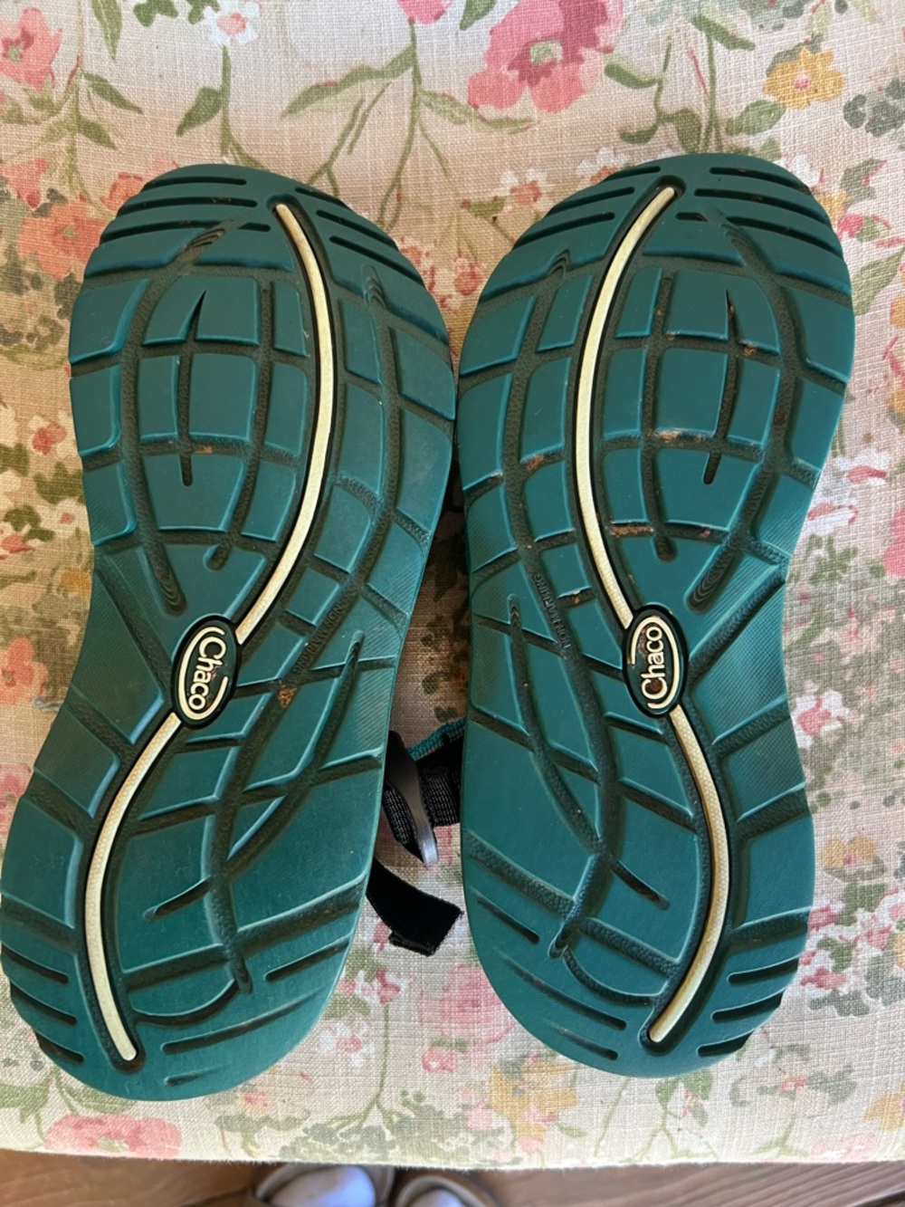 Turquoise Strappy Outdoor Sandals - Picture 3 of 3
